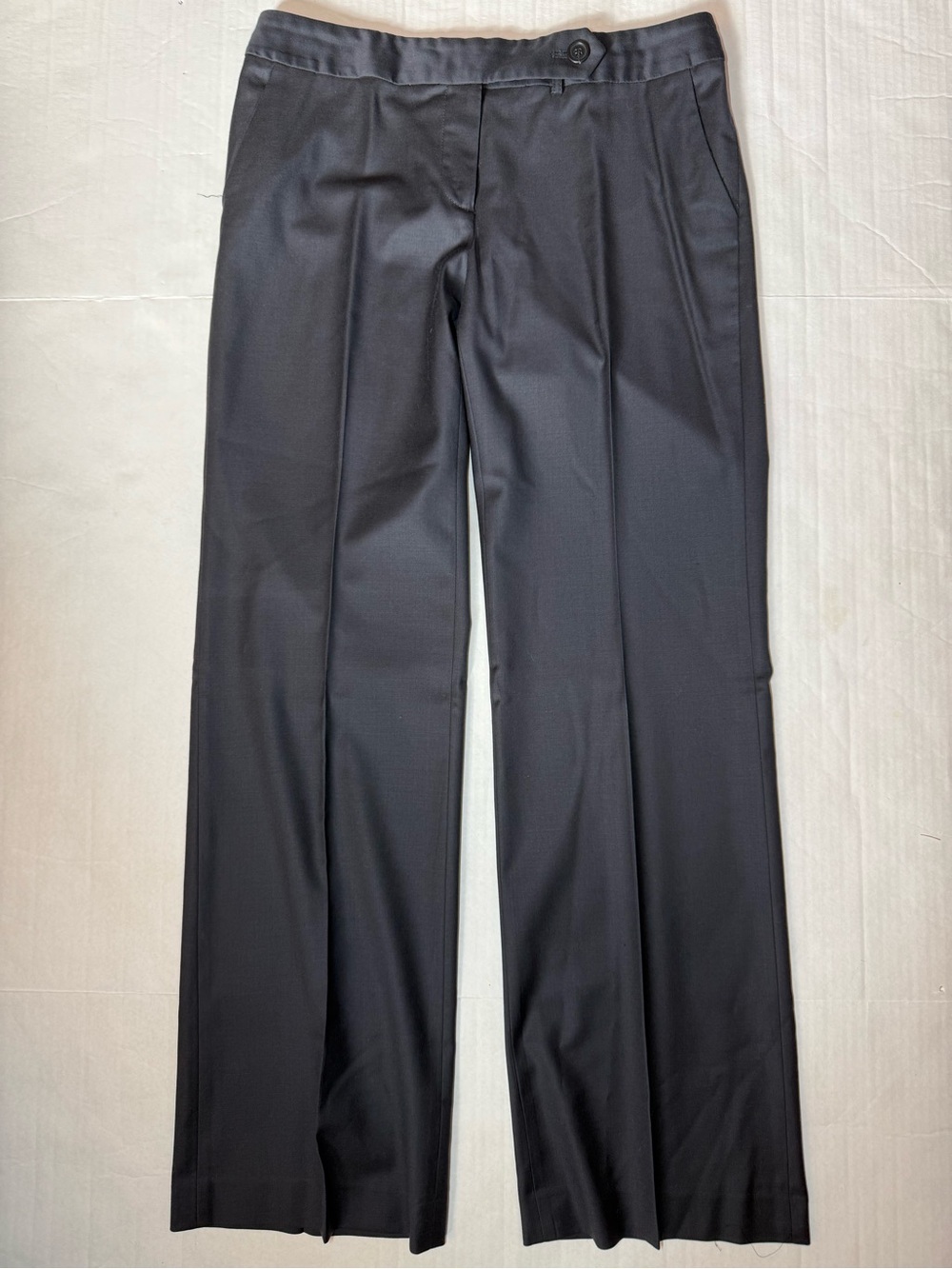 J.Crew Favorite Fit 100% Wool Black Dress Pants Trousers Women’s Size 8